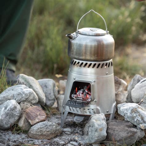 four de camping decathlon|Réchaud à bois MH500 pour le camp du randonneur.